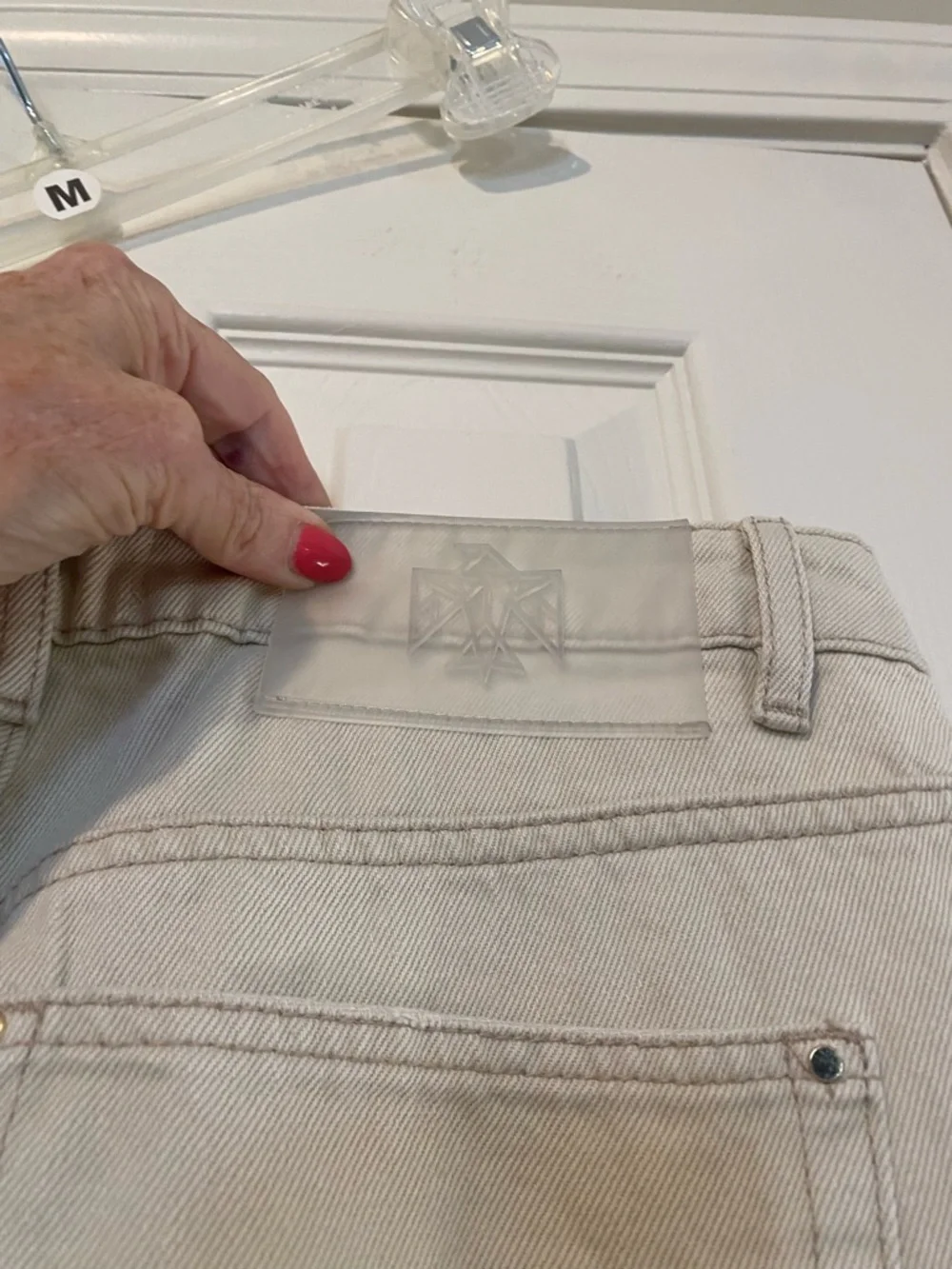 All Things Golden THE HIGH RISE DENIM STRAIGHT LEG JEAN XL NWT $170 - Picture 8 of 9